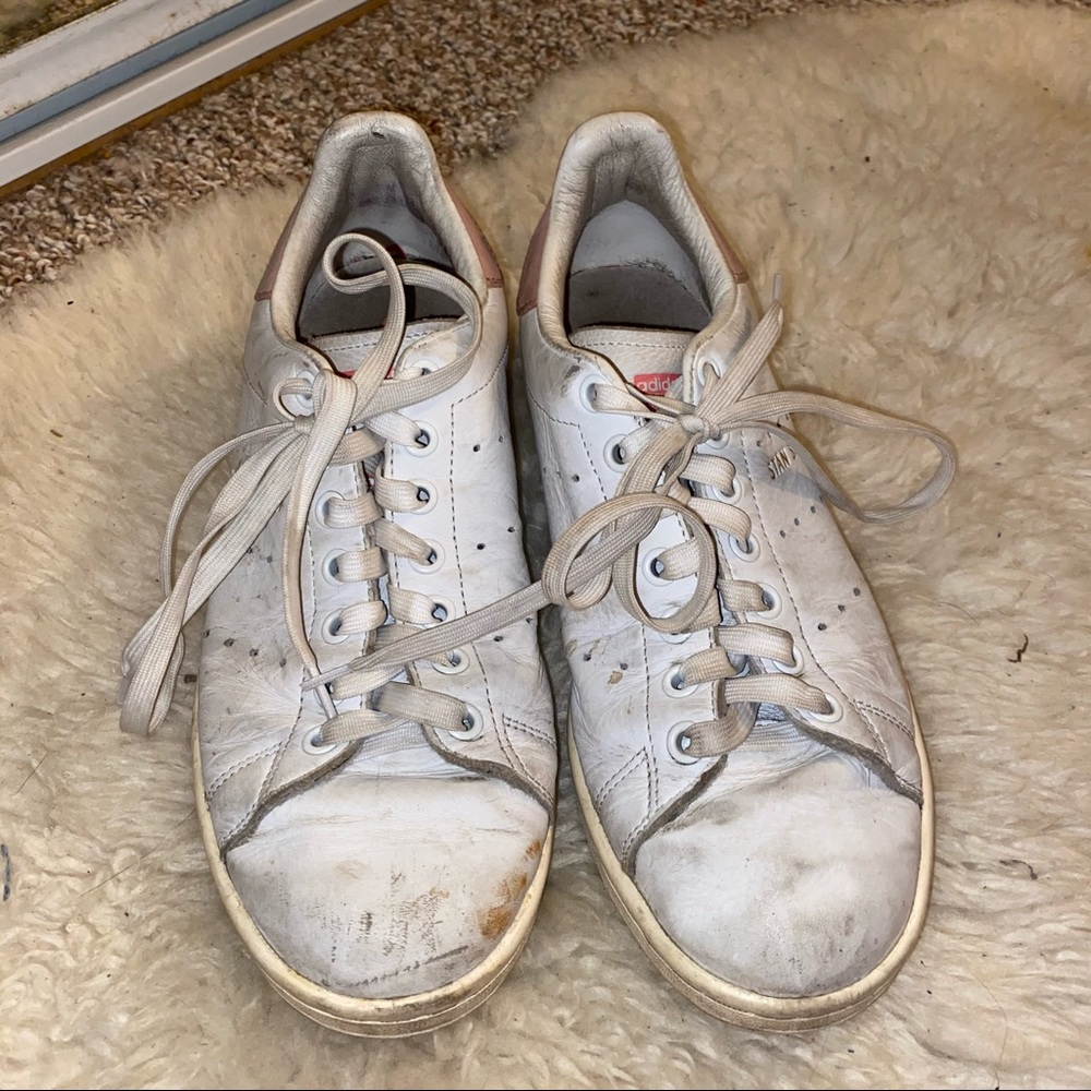 Well-loved Adidas Stan Smith sneakers